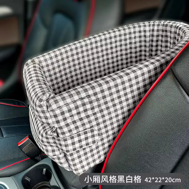 Car Central Dog Car Seat Bed Portable Dog Carrier for Small Dogs and Cats Safety Travel Bag Accessories