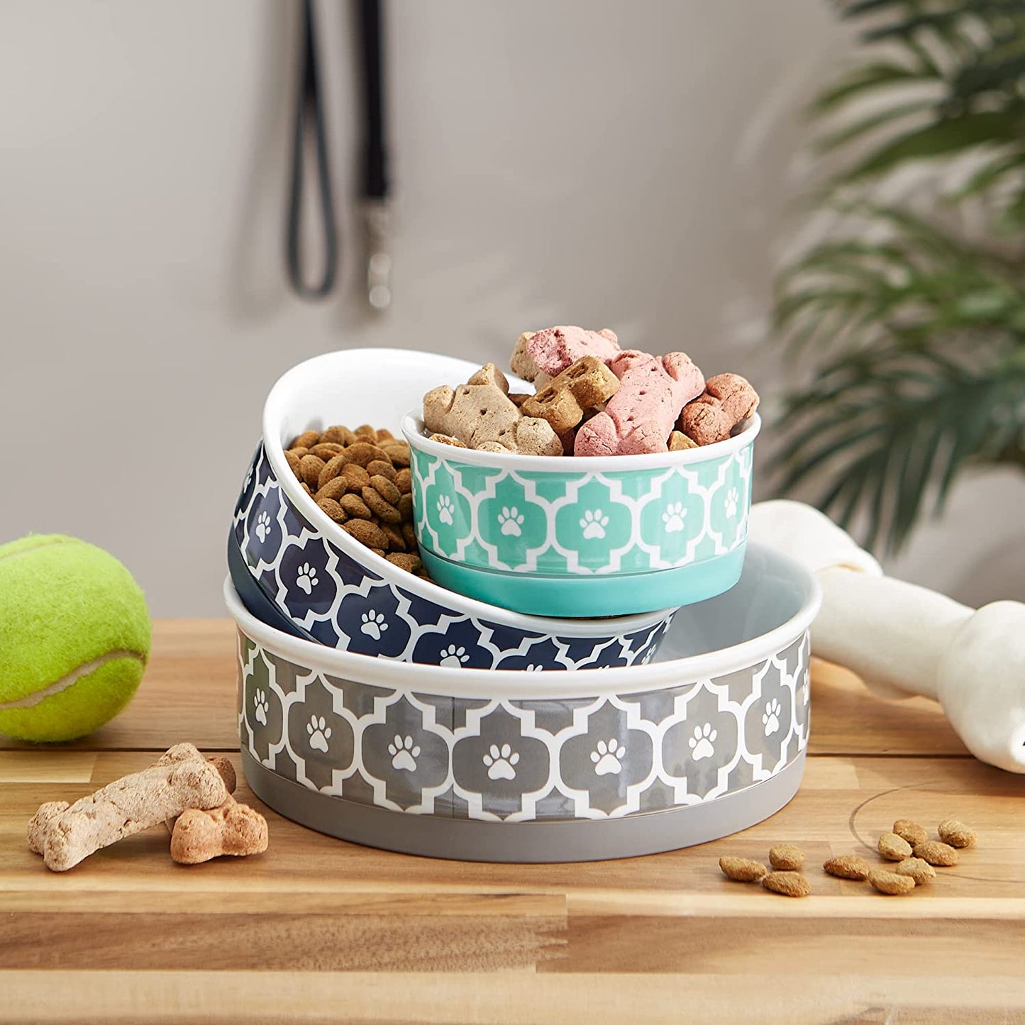 Lattice Collection Pet Bowl & Canister, Canister