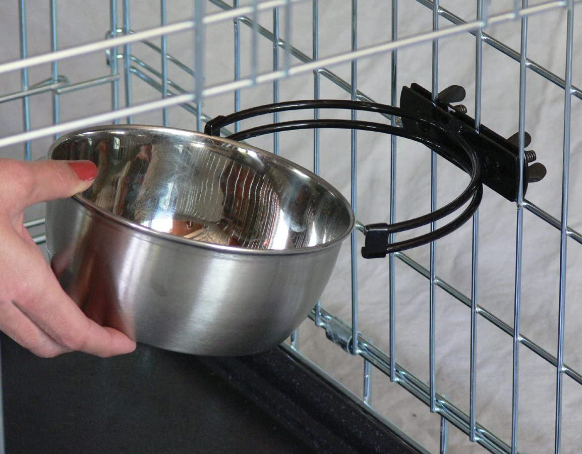 Snap'Y Fit Stainless Steel Food Bowl/Pet Bowl for Dogs & Cats