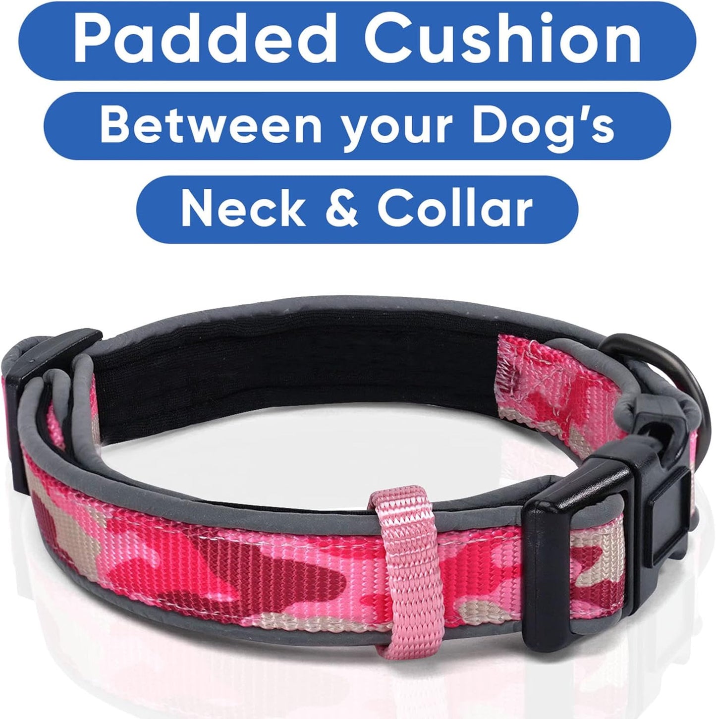 Camouflage Dog Collar Padded Dog Collar Reflective Dog Collar Puppy Collar Training Dog Collar Neoprene Collar Behavioral Dog Collar Camo Dog Collar